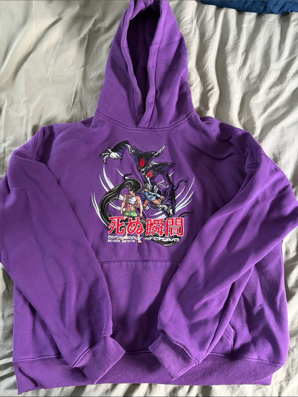 HxH Adult Gon vs Pitou - Embroidered Hoodie